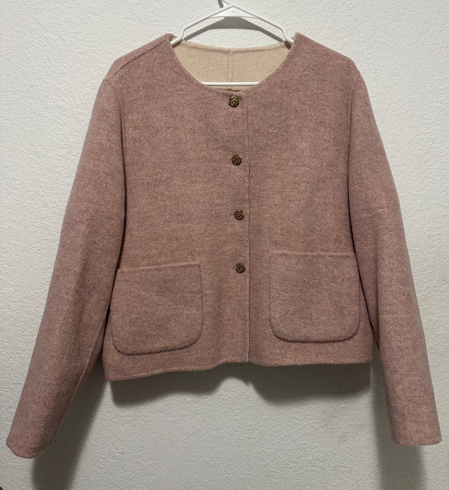 Botanique Blush Coat size L - Pre-Loved Item