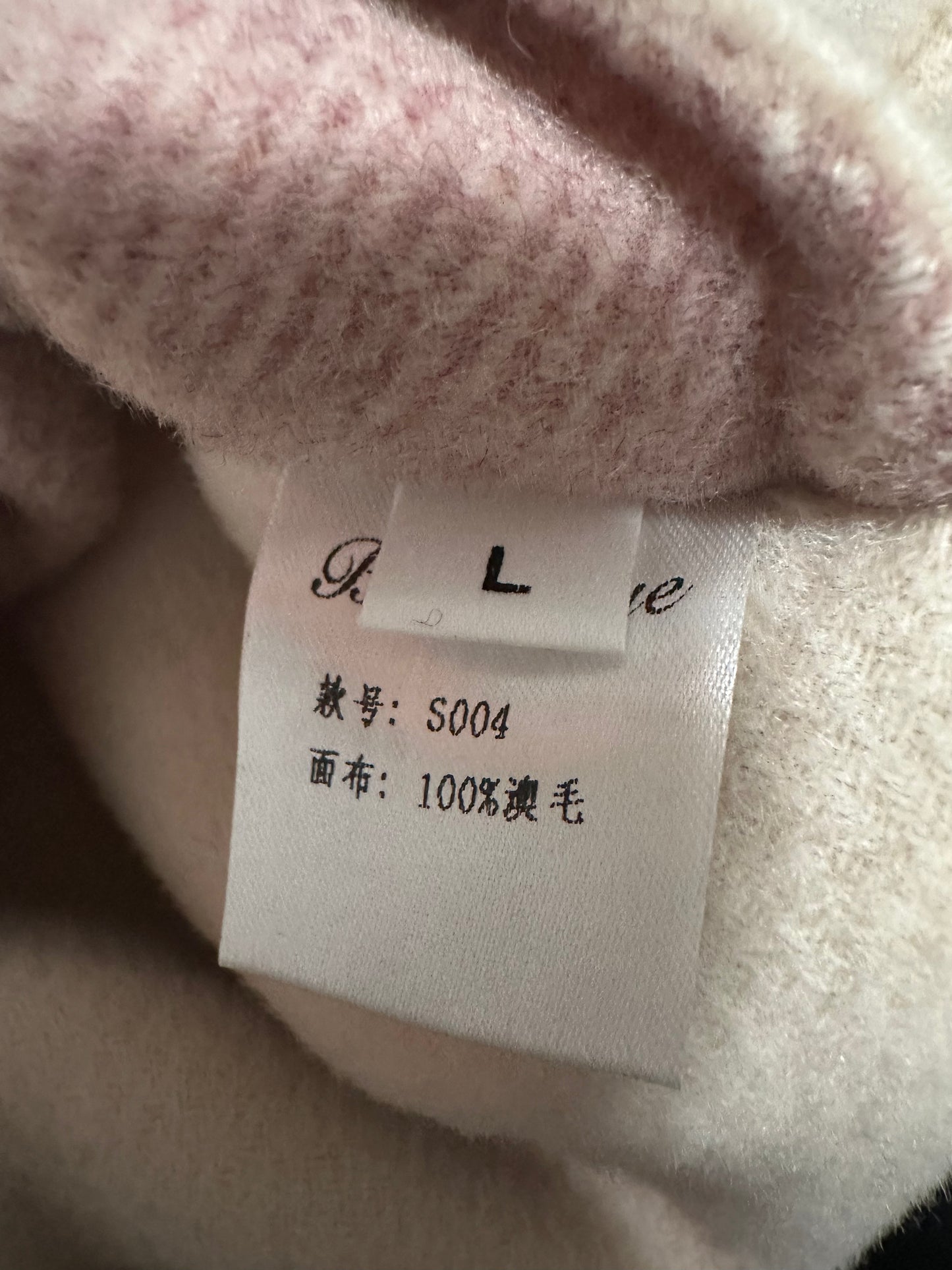 Botanique Blush Coat size L - Pre-Loved Item