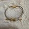 Mini Pi Yao Gold Leather Bracelet