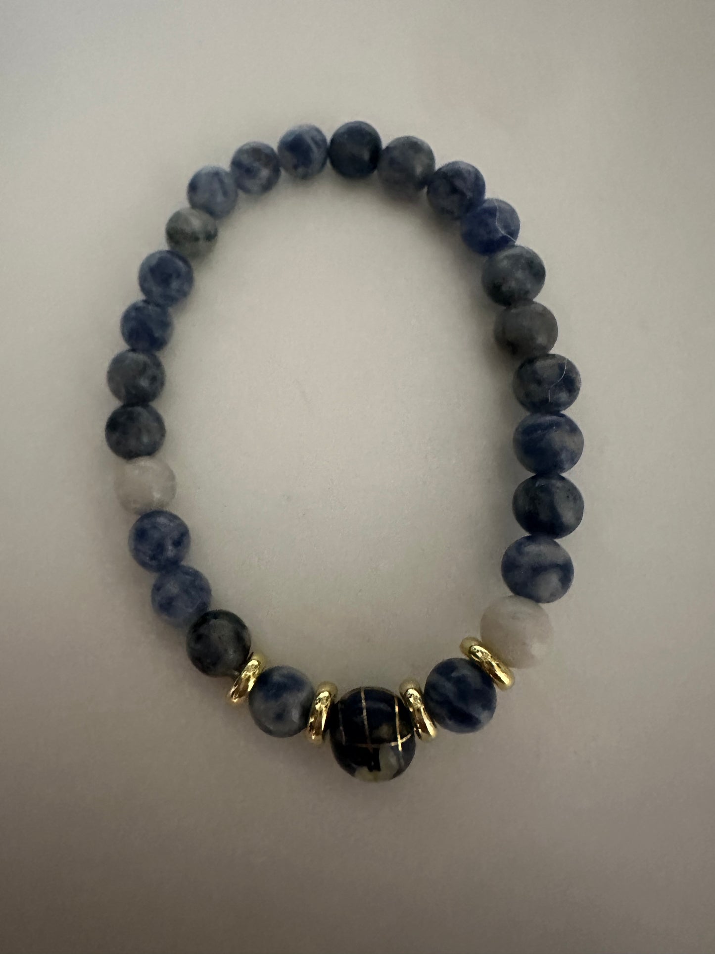 Globe Sodalite 6mm Bracelet