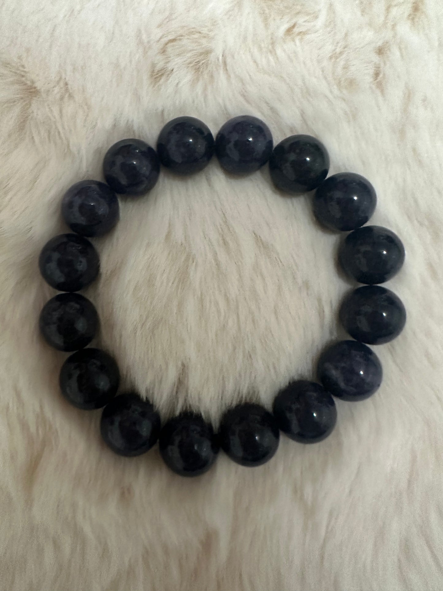 Angelite Stone 12mm Bracelet