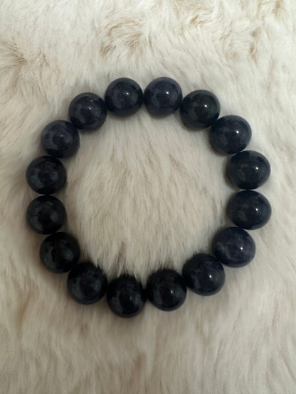 Angelite Stone 12mm Bracelet