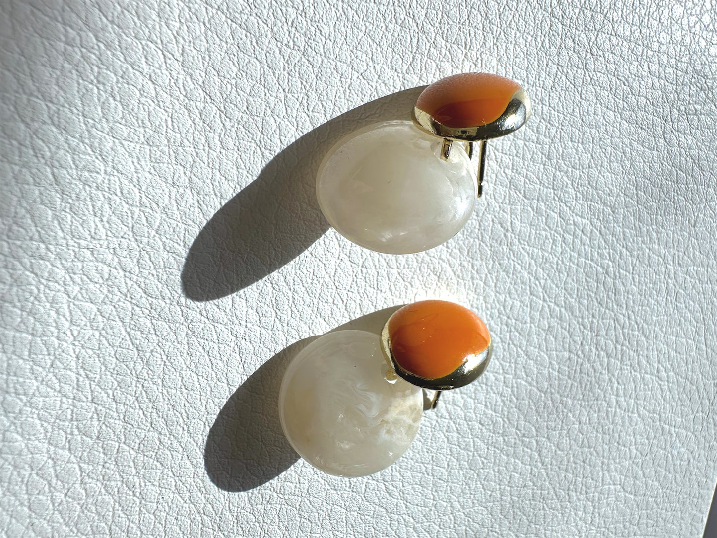 Orange Drop Earrings