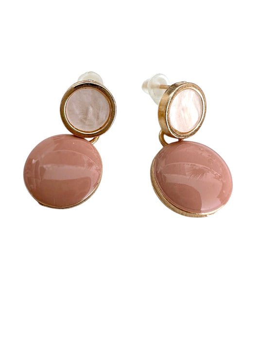 Blush Pink Drop Earrings