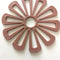 Flower Shape Silicone Trivet Mat and Pads  - Naked Powder